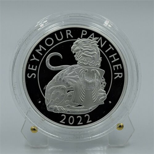 U.K. 2022 The Royal Tudor Beasts - The Seymour Panther 1 oz Proof - Picture 1 of 8