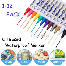 Waterproof Permanent Paint Marker Pen For Car Tyre Tire Tread Rubber Metal Wood