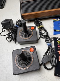 MOriginal Atari 2600 Console CX-2600A - Wood Grain -  22 games - Extras Working