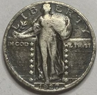 1927 S Standing Liberty Quarter 25c Exact Coin Imaged #SLQ10