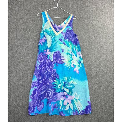 La Perla Anna Club Vintage Swim Cover Up Size 44 Made in Italy Floral 