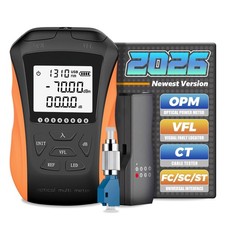 Optical Power Meter with Visual Fault Locator, Fiber Light Meter with Cable Test