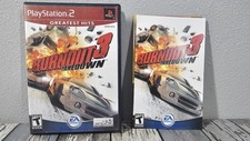 Sony PlayStation 2 Burnout 3 Takedown Greatest Hits COMPLETE PS2 Manual
