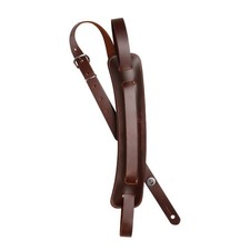 D'Addario Beatles Guitar Strap, Lennon Selmer Brown, Leather