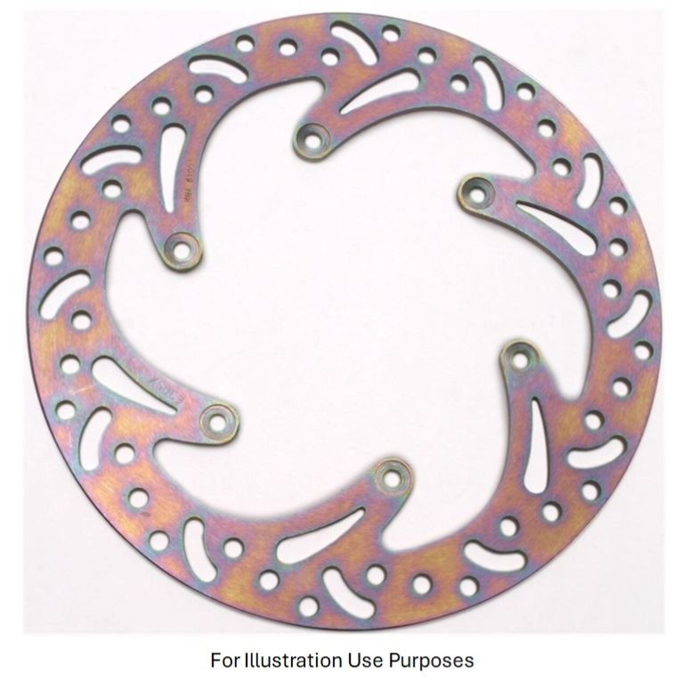 EBC HPSR Solid Rear Brake Disc (6) Rear Right for Suzuki RM 125 XCK8 2009