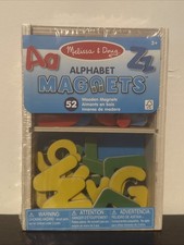 NEW Melissa  Doug ALPHABET MAGNETS 52 Upper  Lower Case Letters