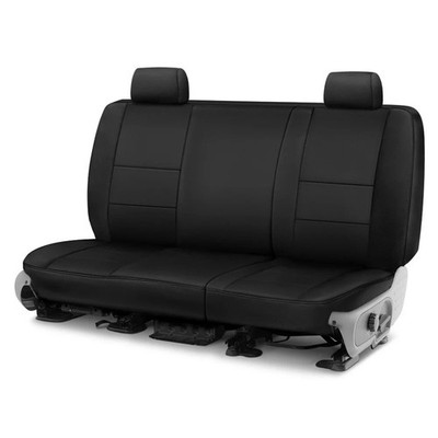 For Porsche Panamera 16-20 Premium Leatherette 2nd Row Black Custom Seat Covers