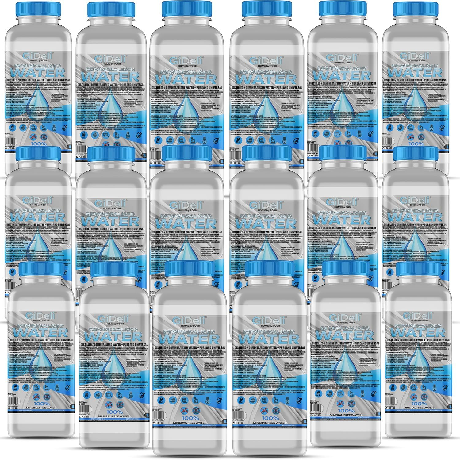 Acqua Demineralizzata 18x1L per Ferro da Stiro e Batterie Auto | Offerta
