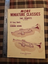 More Miniature Classics for 2 Trumpets - Sigmund Hering-  sheet music