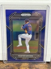 2023 Panini Prizm - Hunter Brown #64 Blue Prizm /149 (RC)