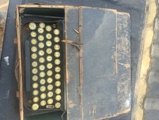 VTG Antique 1920's Remington Portable Typewriter w/ German Type Keys WORKS Rare! thumbnail