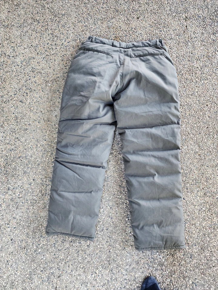 Calça de neve masculina Cabelas Northern Goose XL cinza caça esqui bufante carga - Imagem 2 de 4