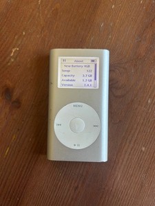 Apple iPod mini 128GB シルバー　バッテリー新品 Battery iPod Mini | eBay