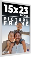 15x23 Frame White Wood Picture Photo Frame with UV Acrylic and Acid Free Backing