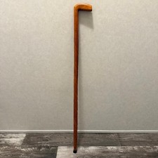Hand Carved Wooden Walking Cane Walking Stick Rubber Tip