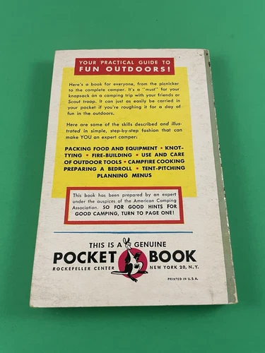 Your Own Book of Campcraft by Catherine Hammett Pocket Paperback 1952 Camping PB - Picture 2 of 7