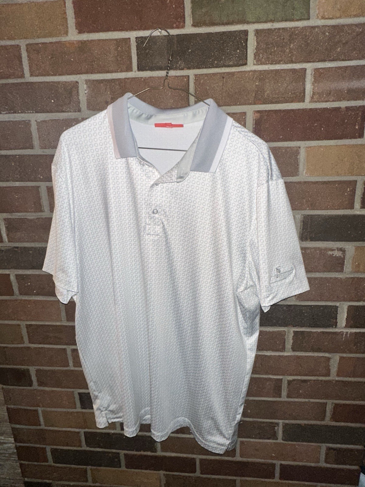 Redvanly Geometric Print Performance Stretch Golf… - image 4