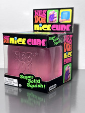 American bought Nee Doh Nice Cube Ice Cube Toy Fidget Super Solid Squish Pink