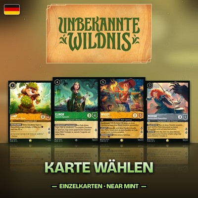 Unbekannte Wildnis - DE12 Disney Lorcana TCG Einzelkarten NM Deutsch