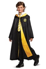Brand New Harry Potter Hufflepuff Robe Deluxe Child Costume