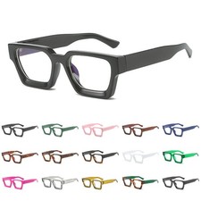 Square Light Blocking Glasses Fashion Glasses Anti Eye Strain Eyeglasses Eyewear