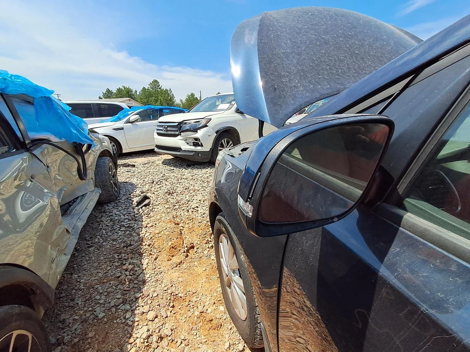 Espelho de porta esquerda usado serve: 2016 Kia Sedona Power lâmpada repetidor lateral molde preto - Imagem 2 de 4