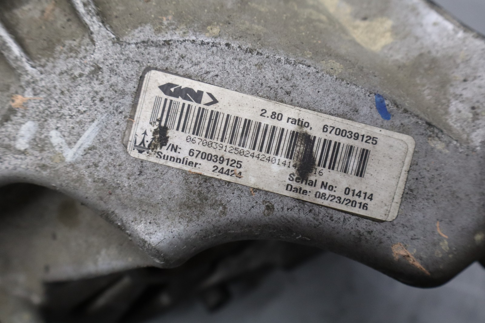14-24 Maserati Quattroporte Rear Differential Carrier Assembly 670039125 Oem