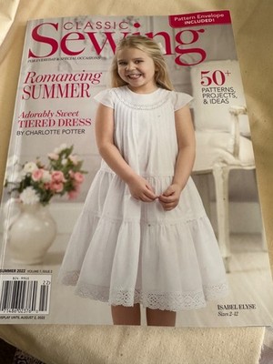 classic sewing magazine Summer 2022 W/O Pattern Envelope