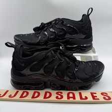 Nike Air VaporMax Plus Triple Black Shoes 924453-004 Men  s Sz 8 NEW