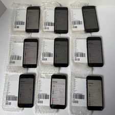 Apple iPhone 7 A1660 32GB Black Verizon Cracked Glass - FOR REPAIR - Lot of 9