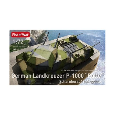 Maquette Char Landkreuzer P-1000 Ratte Scharnhorst 1944 – Modelcollect 1/??