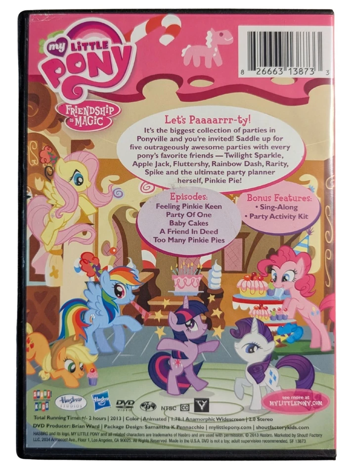 My Little Pony: Friendship is Magic – Pinkie Pie Party (DVD, 2013) - Image 3 of 3