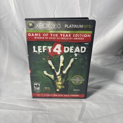 Left 4 Dead - Game of the Year Edition (Microsoft Xbox 360, 2009) No Manual