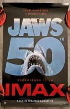 Jaws 50th Anniv. (2025) 11x17 Mint IMAX Poster Limited Theater Edition Original