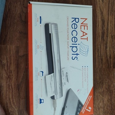 NeatReceipts Mobile Scanner 600x600 DPI USB Receipts Business Cards Documents