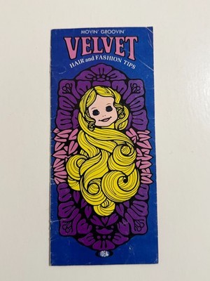 Movin' Groovin' VELVET Doll 1971 Ideal Vintage Grow Hair Manual Booklet