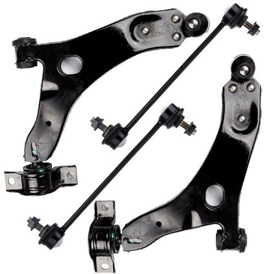 4pcs Front Suspension Kit Lwr Ctrl Arm Ball Joint Sway Bar Link 04-10 Ford Focus