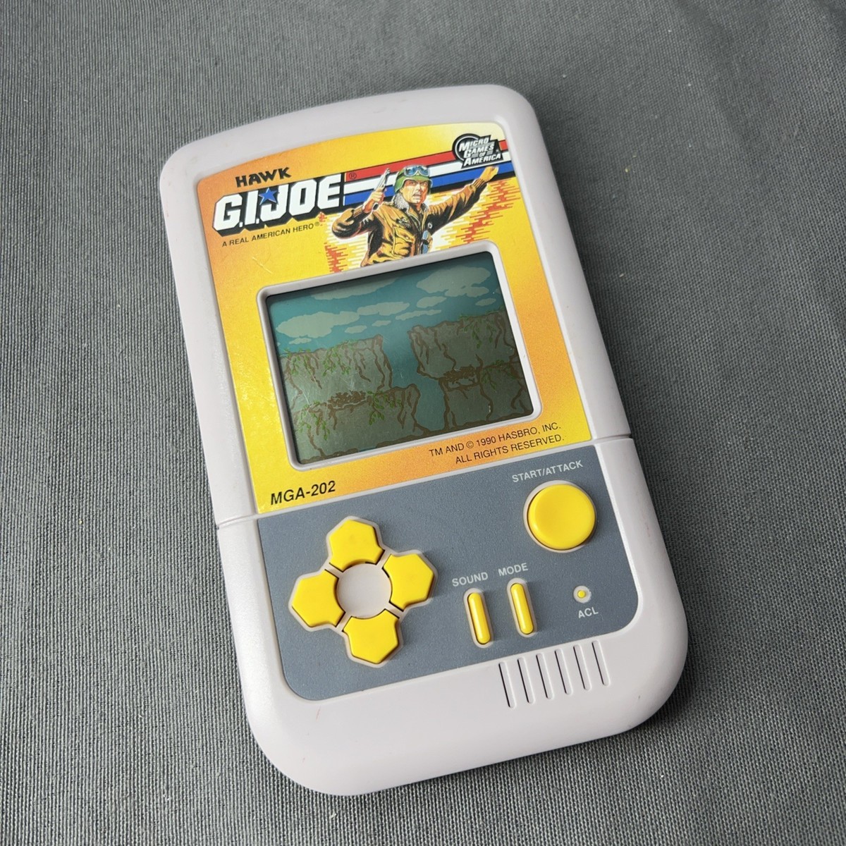 Vintage Micro Games Of America GI Joe Snake Eyes Handheld Game MGA