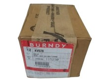 LOT OF 25 BURNDY KVS28 OKLIP 4/OR-4/OT CU 2BLT CONN. NSFS