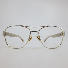 Coach HC 7064 L151 Light Gold Crystal Brown Aviator Eyeglasses 56-16-135 926513