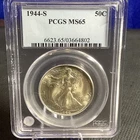 1944-S Liberty Walking Half Dollar PCGS MS65 Silver San Francisco 50C KM#142