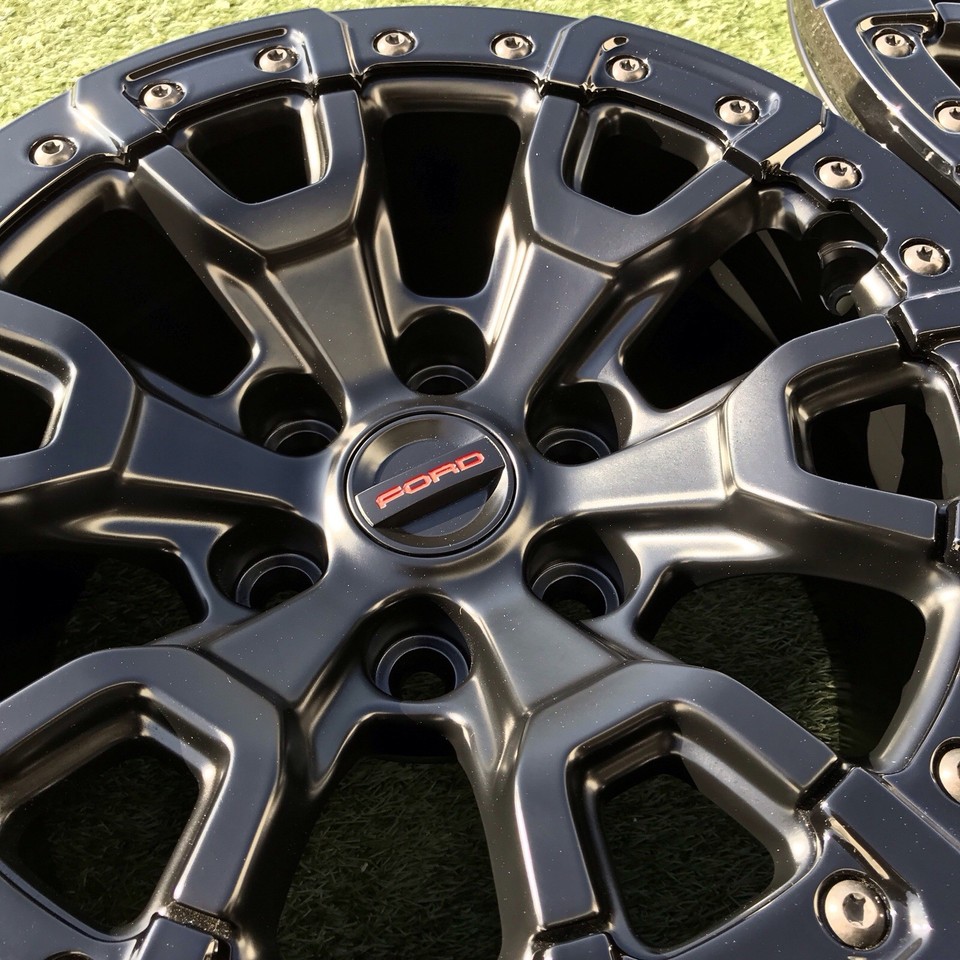 17 FORD RAPTOR BRONCO F150 RIMS OEM STOCK WHEELS FACTORY BLACK ...