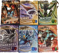 KAIJUDO FIRE,LIGHT,WATER, DARKNESS, NATURE AND DUEL DAY 2014