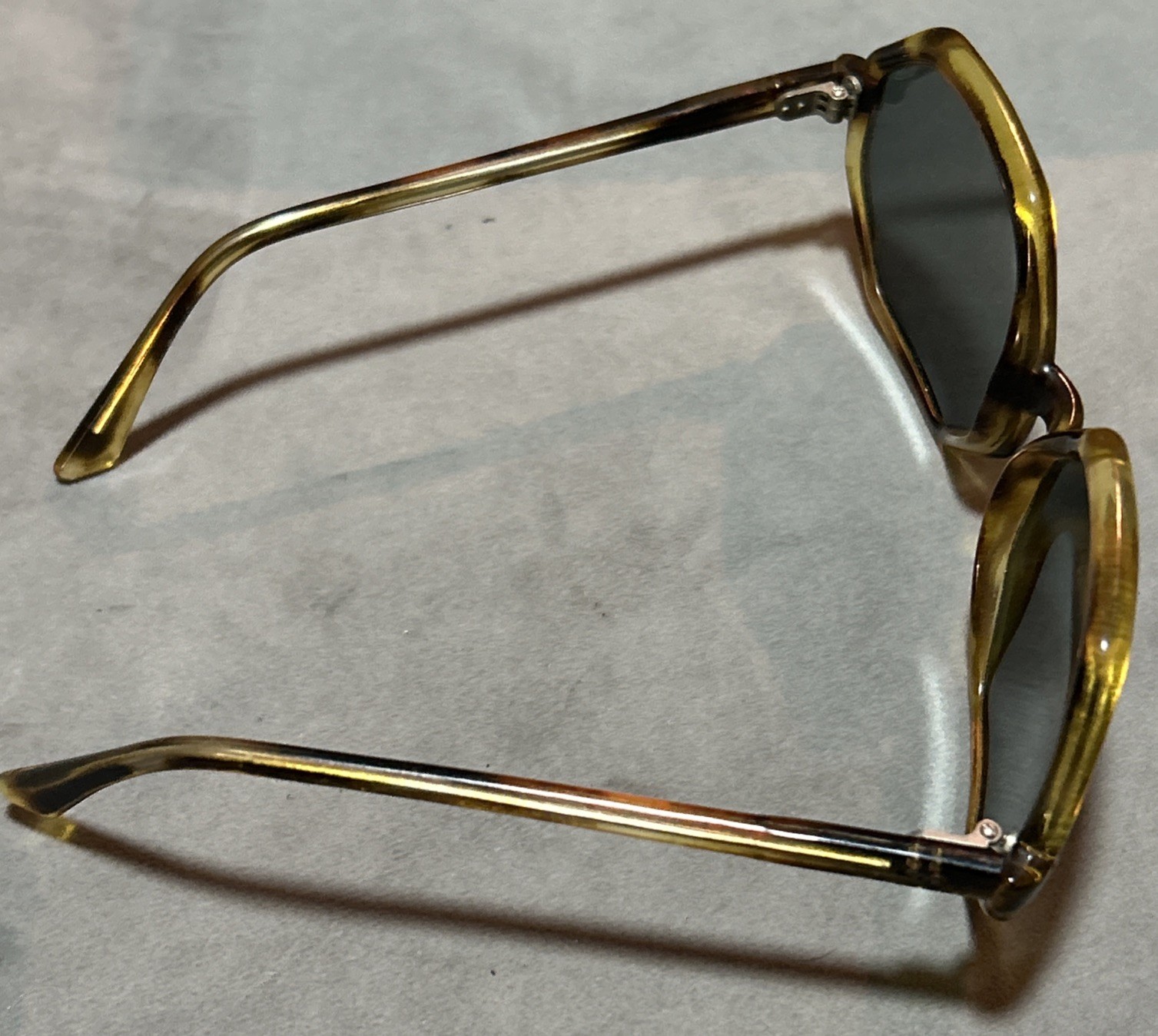 Vintage Renauld Octagonal Tortoise Shell Pattern … - image 9