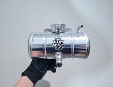 Aluminium Coolant Header Tank Expansion Reservoir 1.5L Universal Horizontal