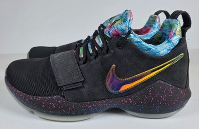 Nike PG 1 EYBL - 2017 - Anthracite Multi-Color - Size 11 - Paul George - RARE