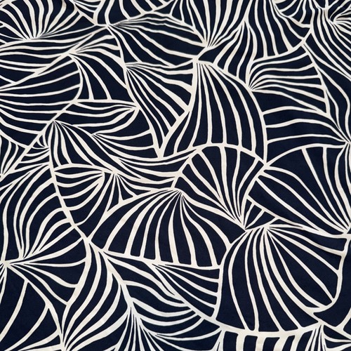 Costume da bagno Anne Cole Tankini top reggicalze cravatta XL blu avorio conchiglia geometrico - Foto 3 di 7