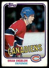 1981-82 Topps Brian Engblom Montreal Canadiens #10