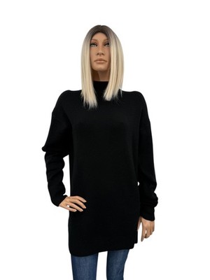 Dont call me Jennifer strickpullover Pullover schwarz lang Größe xs