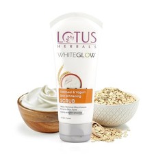 Lotus Herbals WhiteGlow Skin  Face Scrub for Women  Men 100g